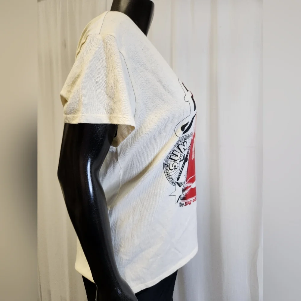 Chaser Brand - Elvis Presley Graphic T-Shirt - Almond. Mannequin Worn Only. - Picture 11 of 16